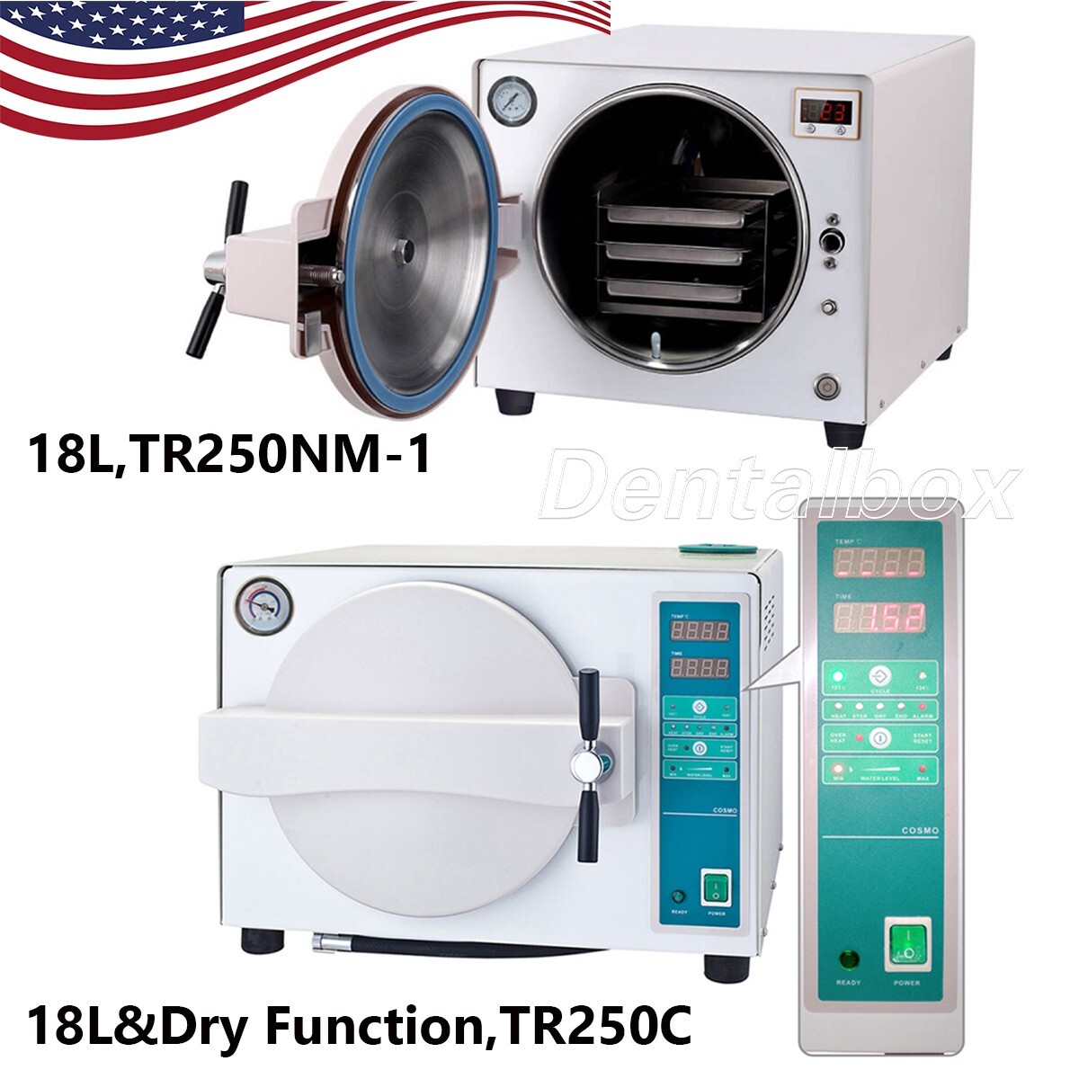 18LDental Automatic Autoclave Steam Sterilizer / Drying Medical Sterilizition