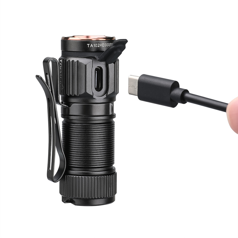 TrustFire 1000 Lumen Flashlight EDC Flashlight Rechargeable 5 Mode（MT10）