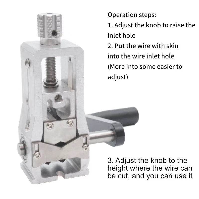 Aluminum Alloy Manual Stripper Electromechanical Dynamic Stripper Copper Wire Dr