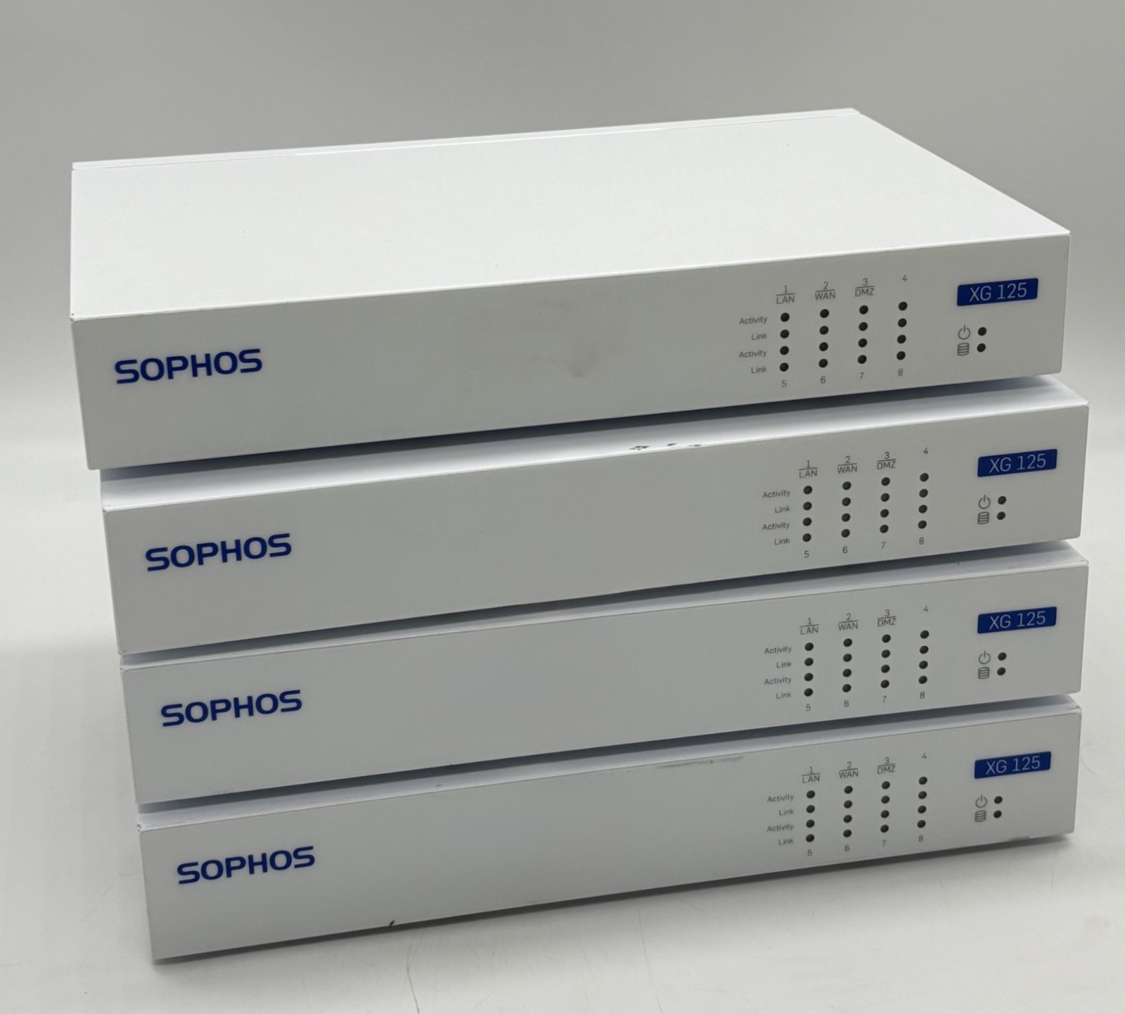 Lot of 4 Sophos XG 125 REV 2 Firewall Network Security NO AC Adapters
