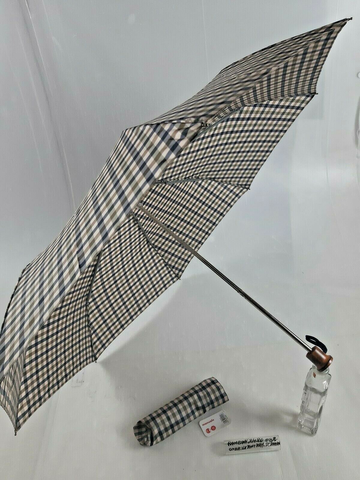 Mini Umbrella - Manual - 8 Sticks - Ivory - 2420 - Rainbow
