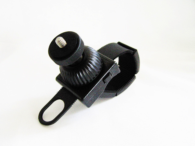 ME-BMDC: Motorcycle Handlebar Camera Camcorder Strap Mount fits 1.7" dia rail