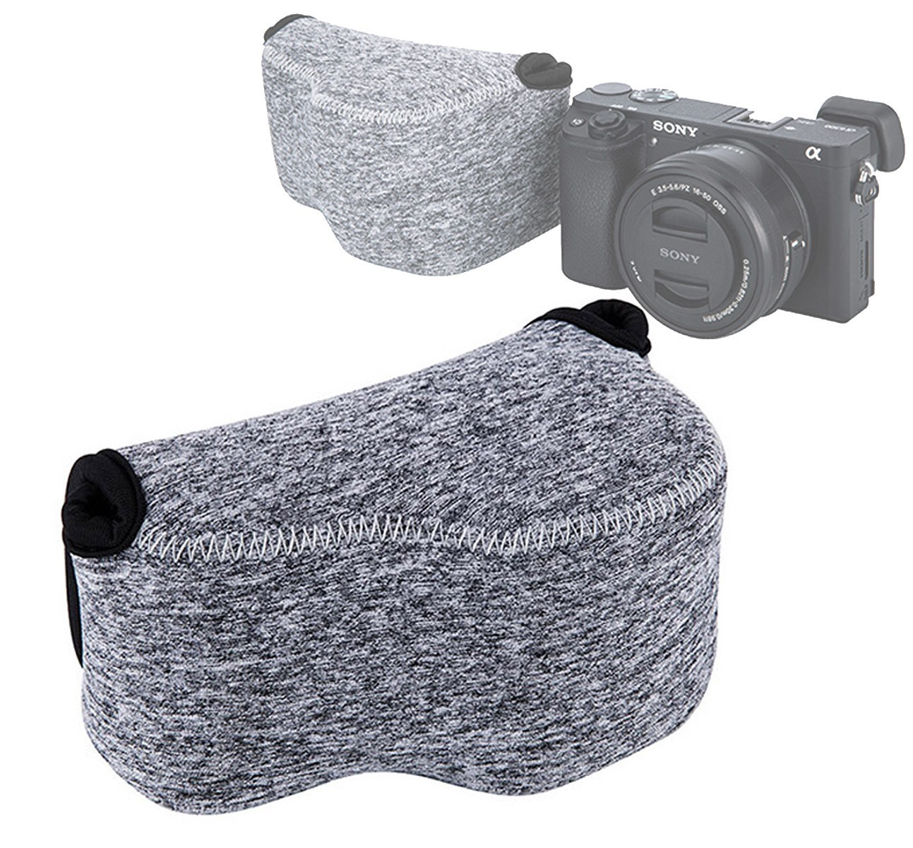 JJC Grey Mirrorless Camera Pouch Case for Canon PowerShot SX510 HS SX420 IS