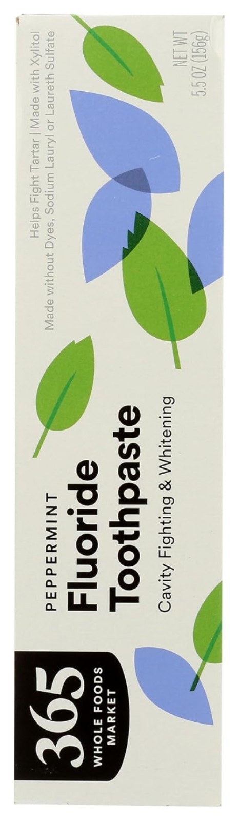 Whitening Fluoride Toothpaste - Cavity Protection & Peppermint Freshness, 5.5 Oz