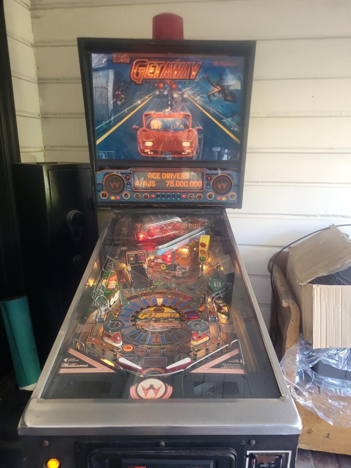 THE GETAWAY: HIGH SPEED II Pinball Machine - Williams 1992 - 2471