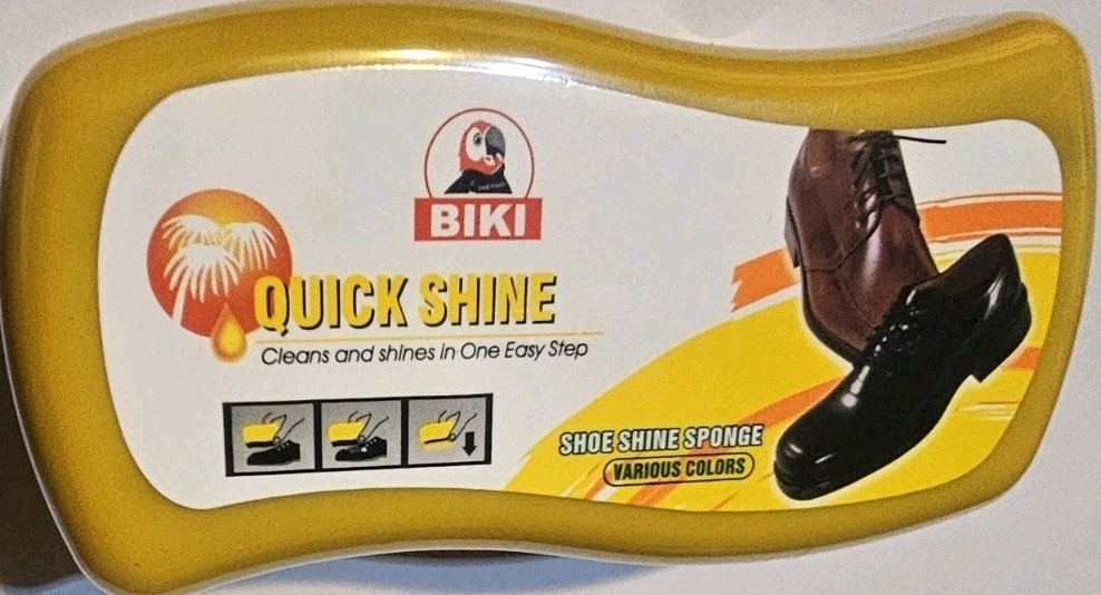 Professional Shine Sponge, Black/Brown/Neutral, One Sponges