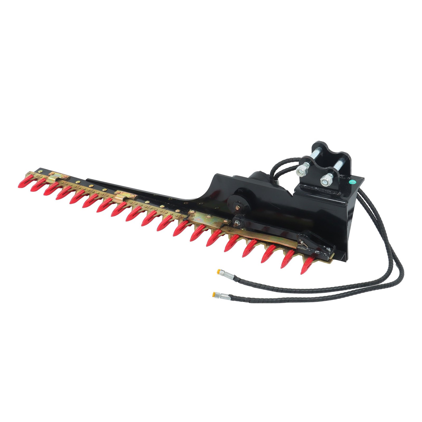 Mini Excavator 0 .8 - 1.5 Ton Hedge Trimmer Grass Cutter Hydraulic Attachment