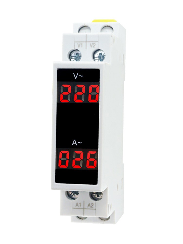 AC 80-500V 100A DIN Rail Ammeter Voltmeter Digital Display Voltage Current Meter