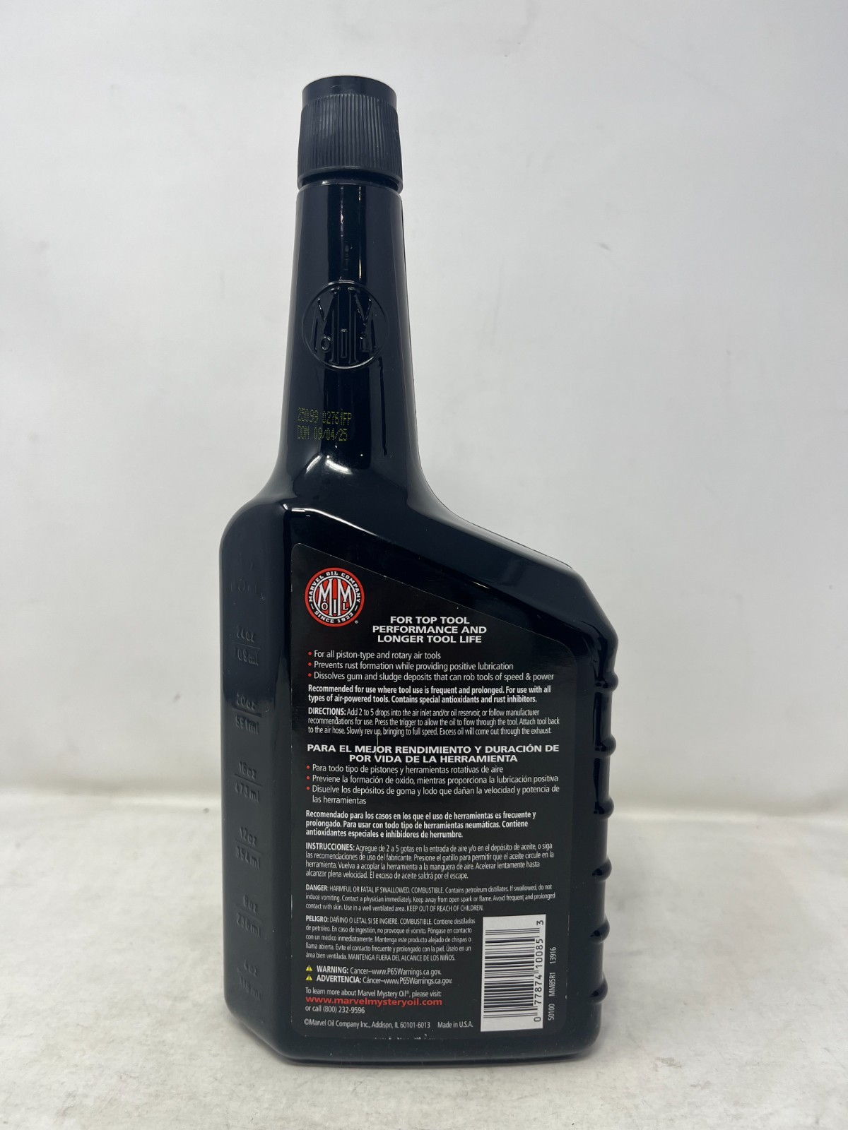 2 Pack - Marvel Air Tool Oil Machine & Tool Lubricant, 32 Oz