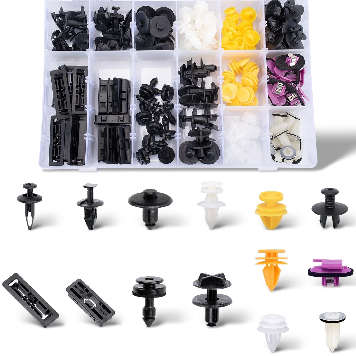 140pcs for Jaguar Body Interior and Exterior Retainer Fastener Clip Assortmen...