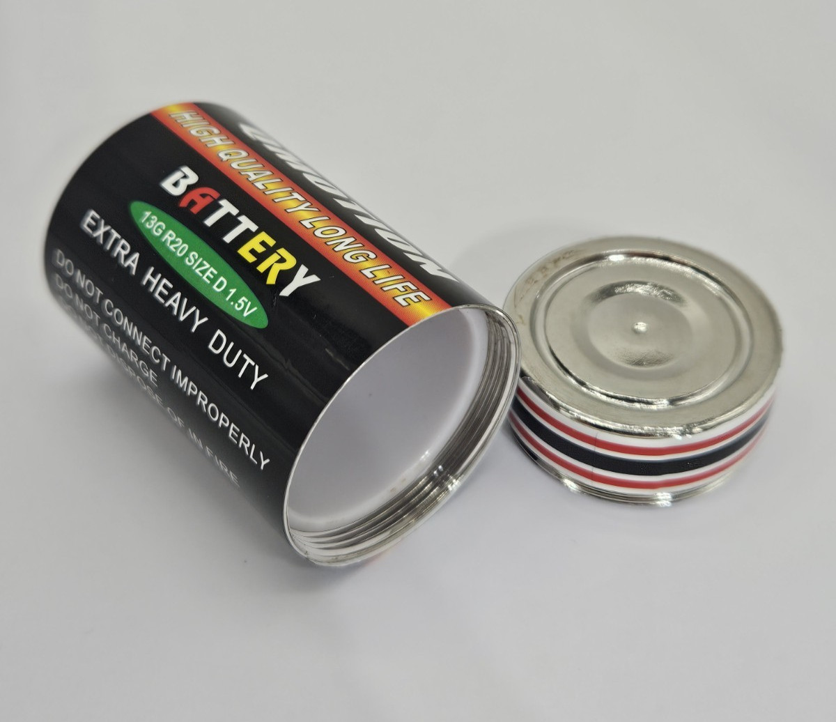 Hidden Compartment "D" Battery - Secret Dummy Diversion Safe
