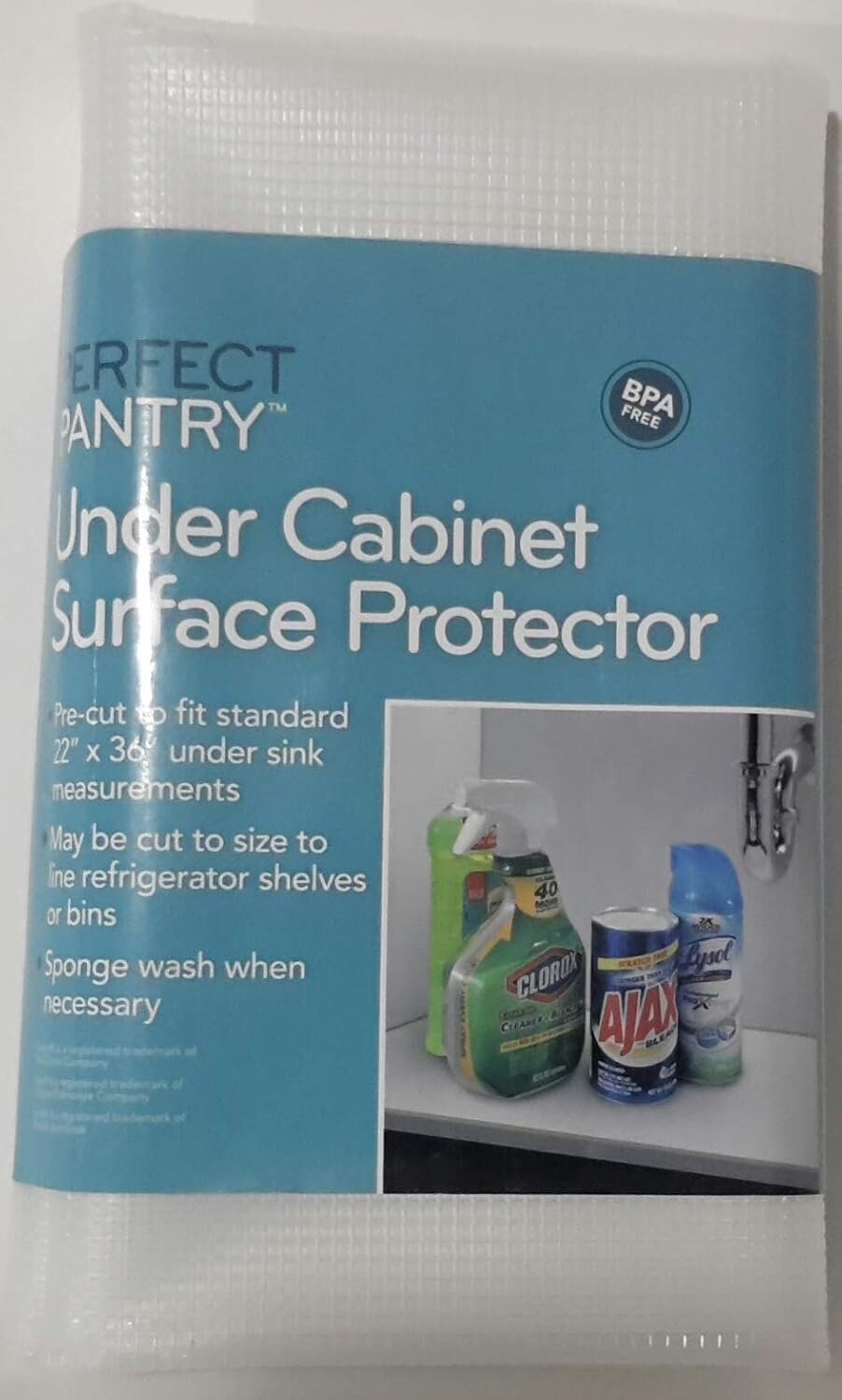 Under Cabinet Surface Protector - Pre-Cut to Fit Standard 22" x 36"