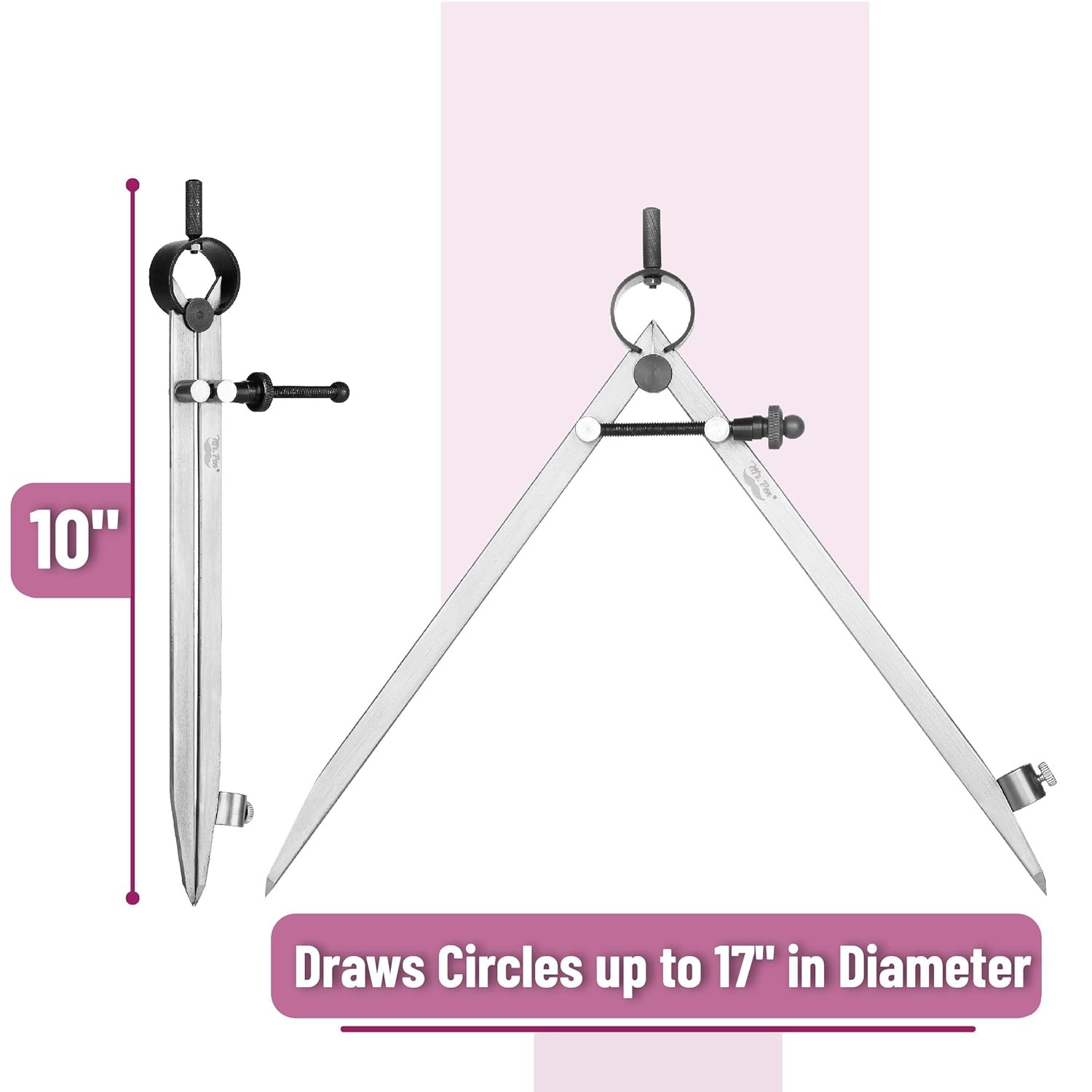 Mr. Pen- Professional Compass with Lock, Pencil Compass, Woodworking...