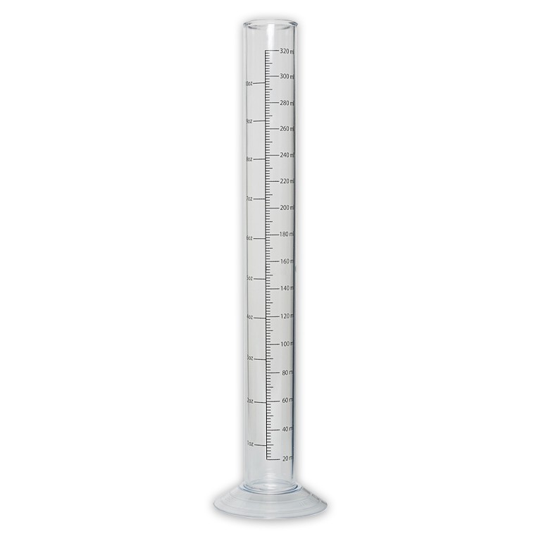 14in Vintage Shop Graduated Plastic Test Jar (320mL)