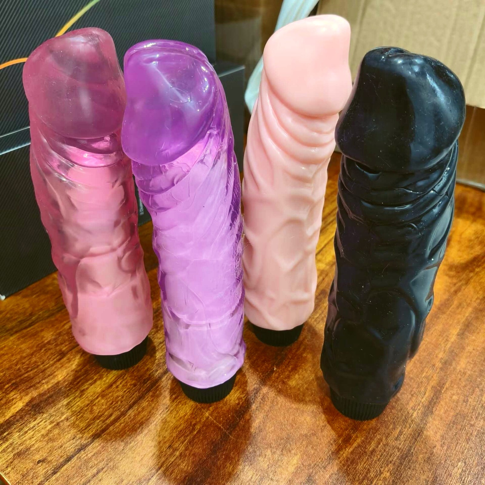 Thick Vibrator Dildo Anal G-spot Massager Realistic Penis Cock Women Sex Toys