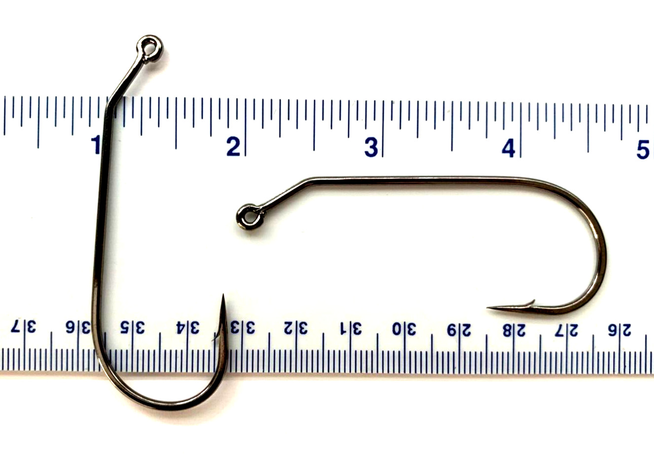 50 GT 32886 2X Strength Black Nickel 30 Degree Round Bend Jig Hooks size 6/0