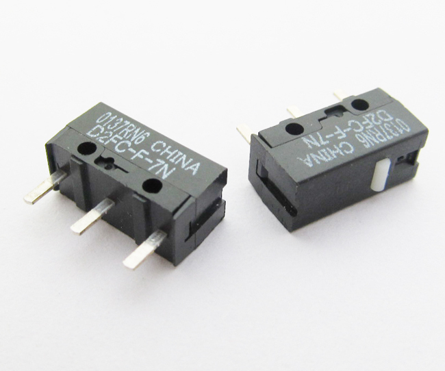 2pcs OMRON Micro Switch D2FC-F-7N Micro Switch Microswitch 3pin for Mouse