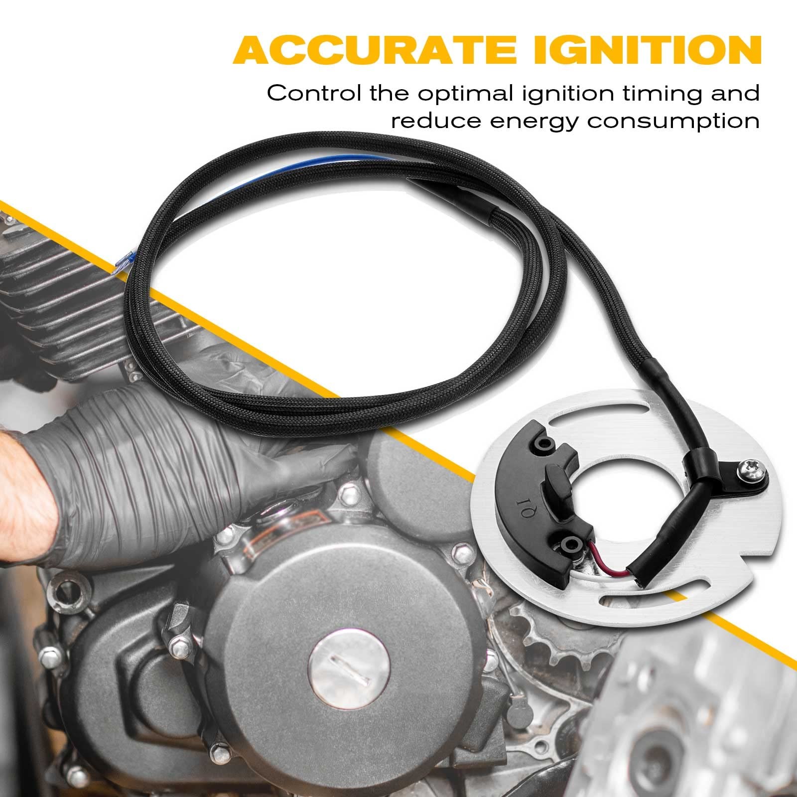 A-Premium Electronic Ignition System Dual Fire Compatible with Harley-Davidso Dy