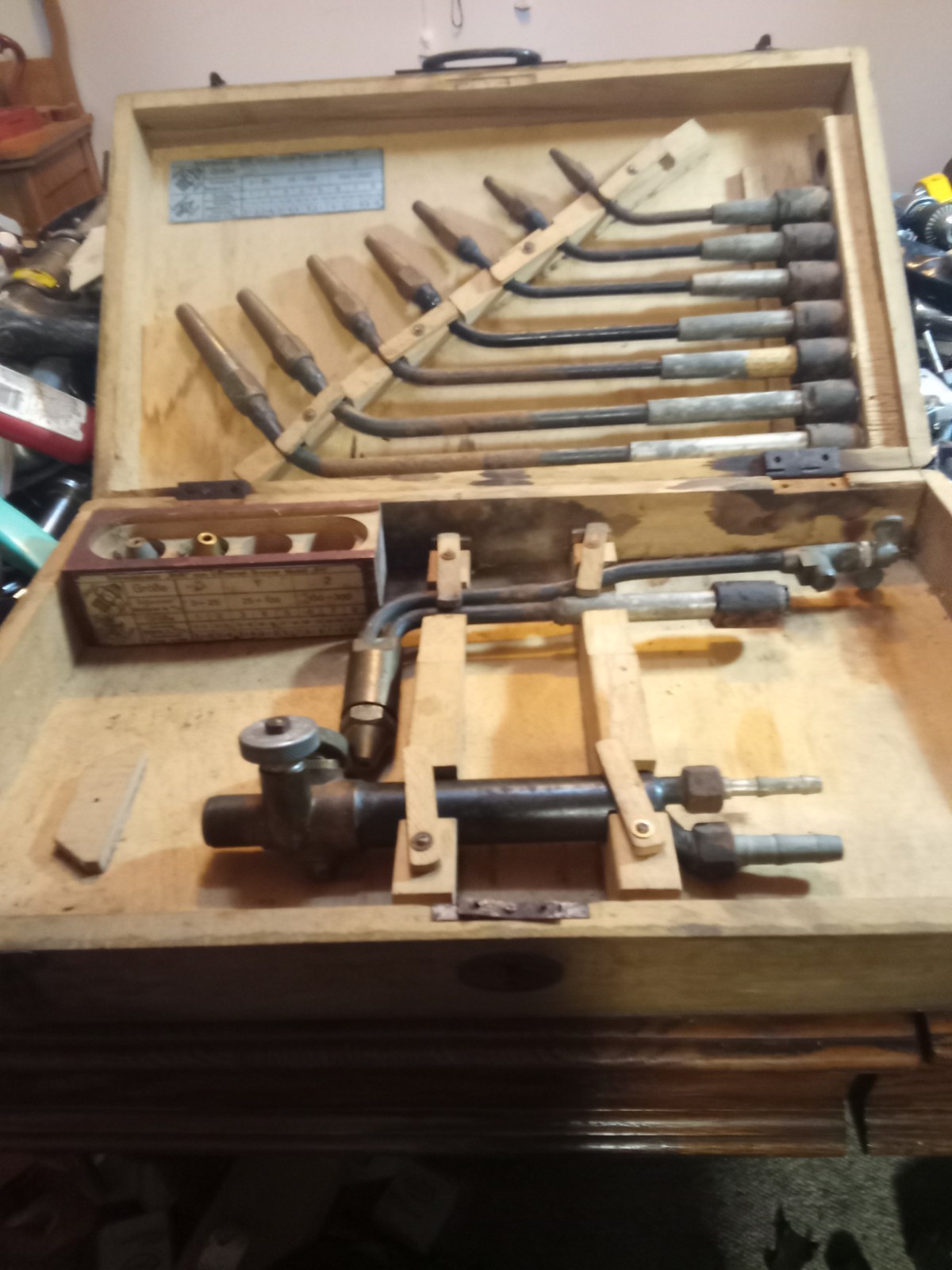 schneideinsatz Antique Torch & Weld Set