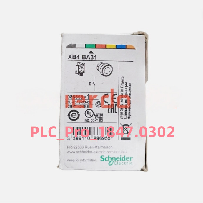 XB4BA31 1PCS Brand New Schneider XB4-BA31 Warranty 12 months