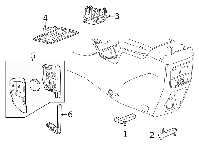 Genuine GM Transmitter 13560192
