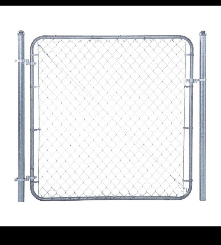 Adjust-A-Gate Fit-Right Chain Link Fence Walk-Through Gate Kit (24"-72"W x 6'H)