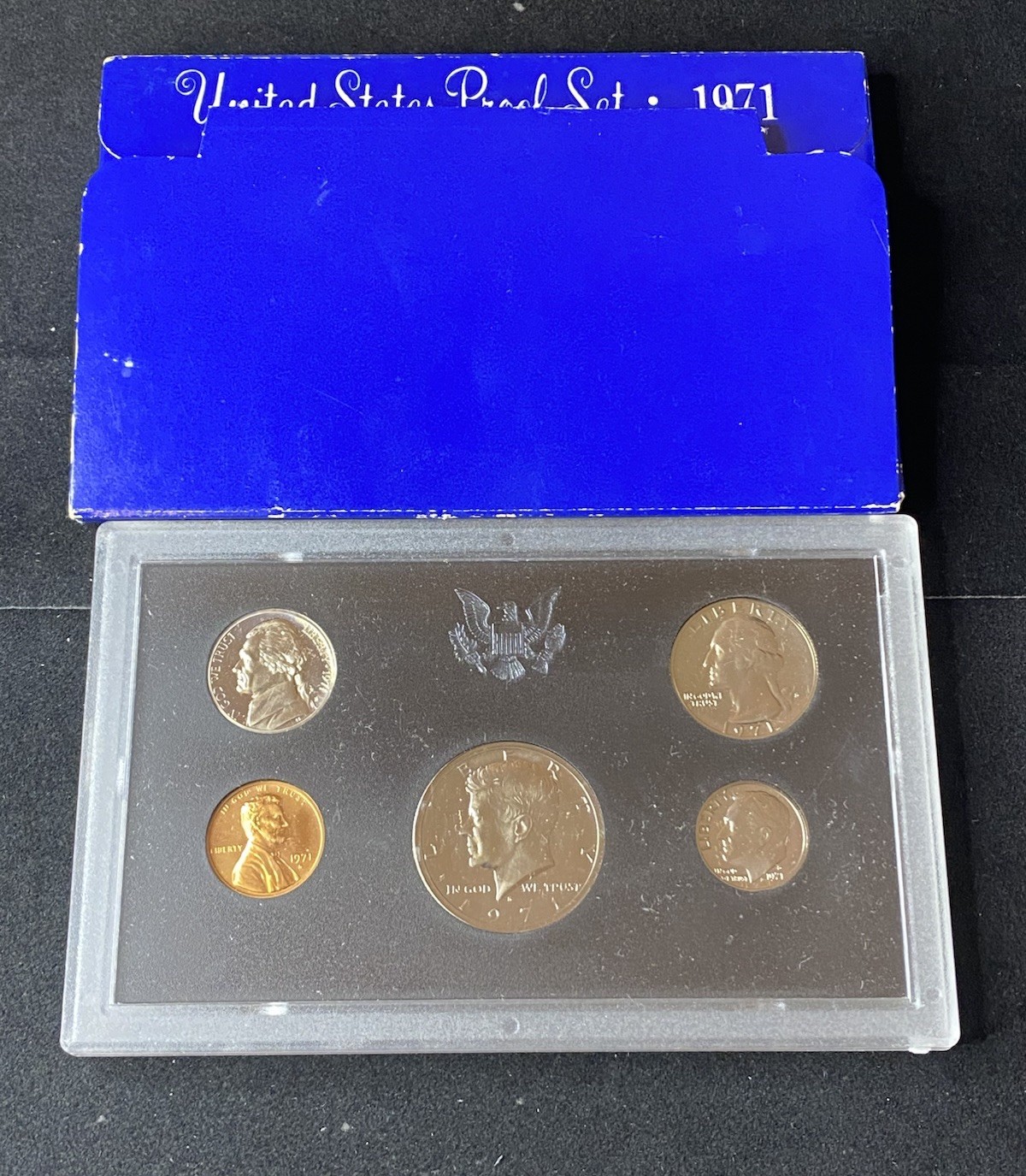 1971-S United States Mint 5 Coin Proof Set OGP Free Shipping