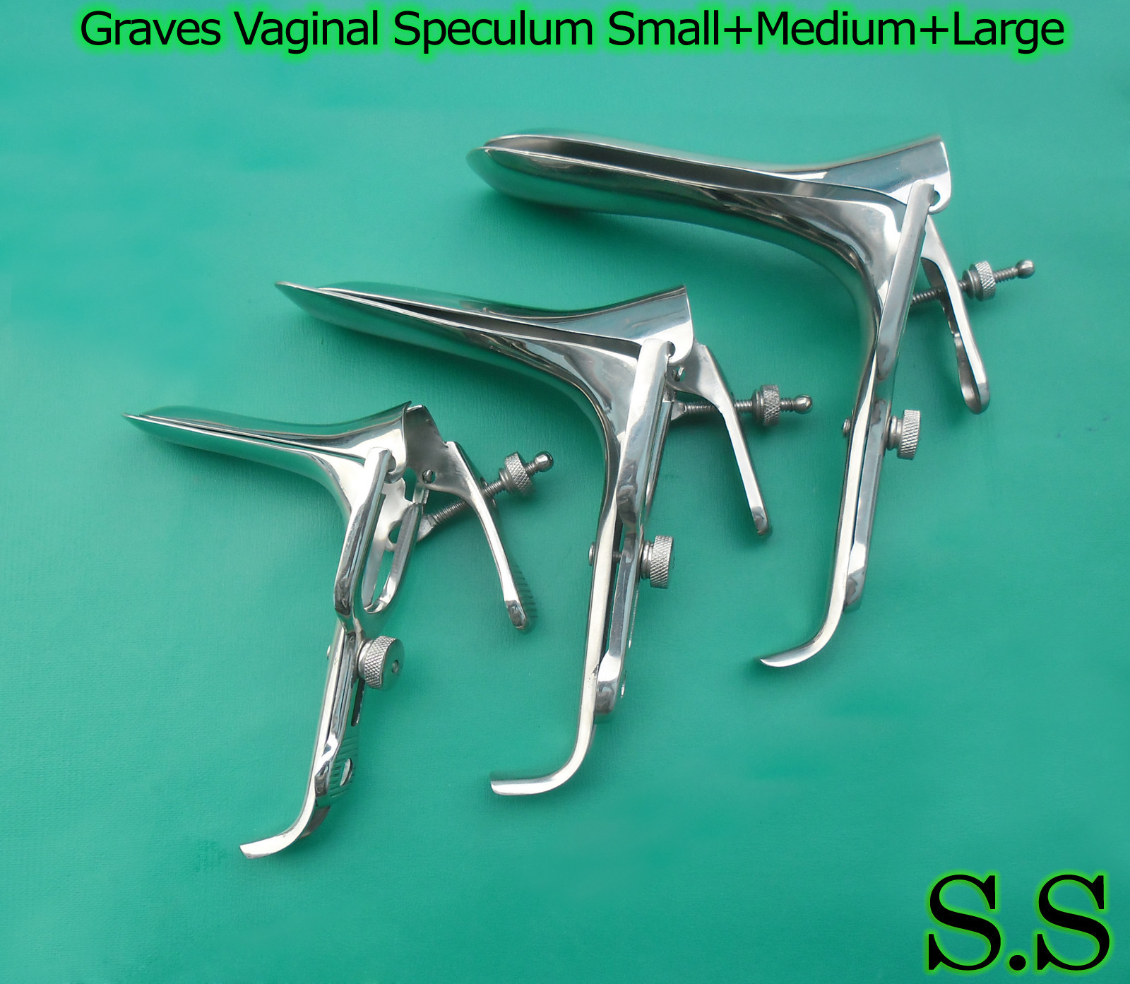 12 GRAVES Vaginal Speculum Gynecology Instruments 2+8+2