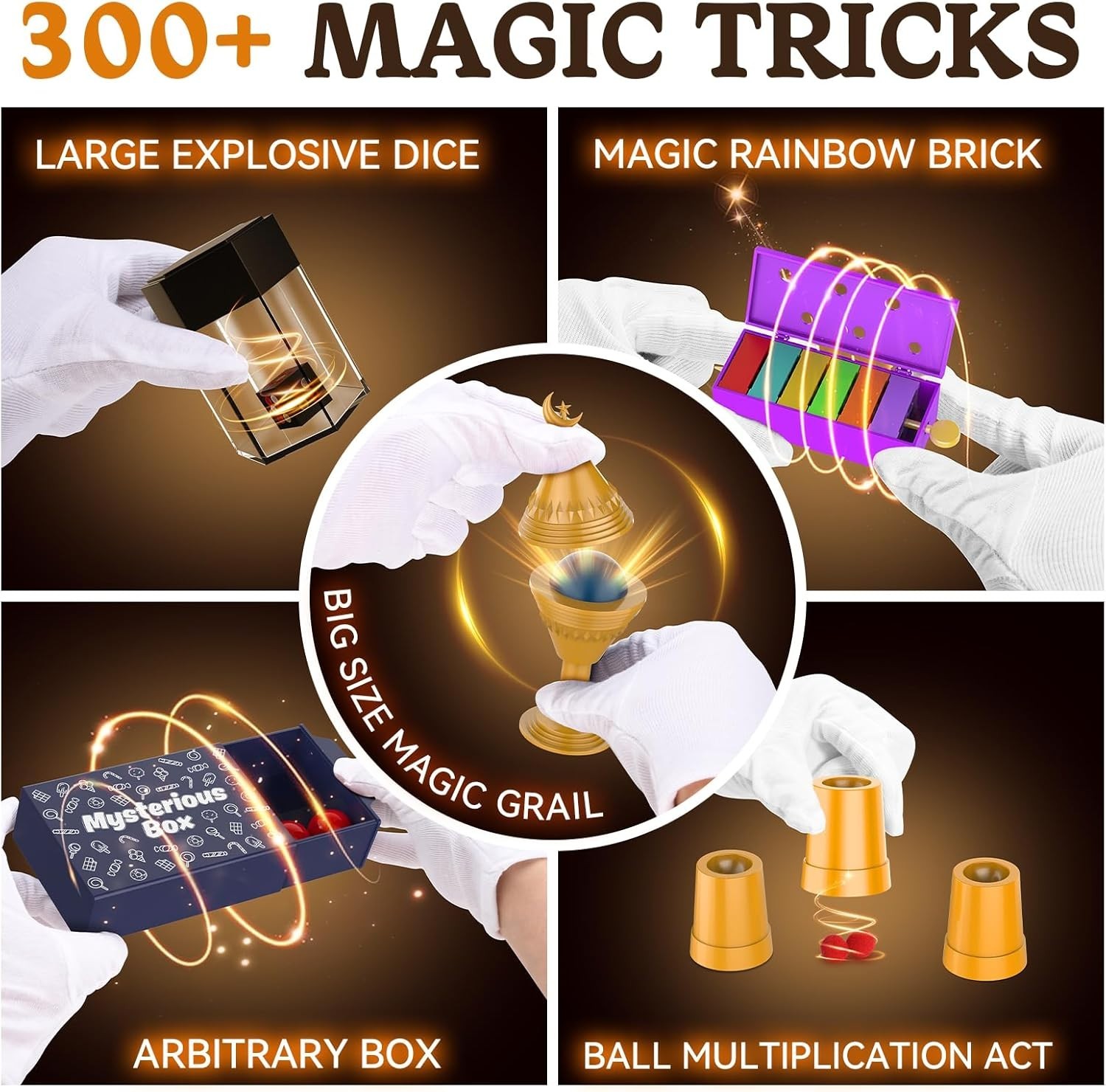 300+ Magic Tricks Kit for Kids with Video Instructions