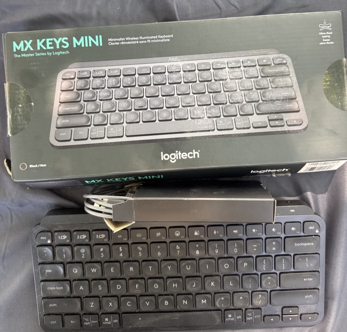 Logitech MX Keys Mini Wireless Keyboard (Black), English - US
