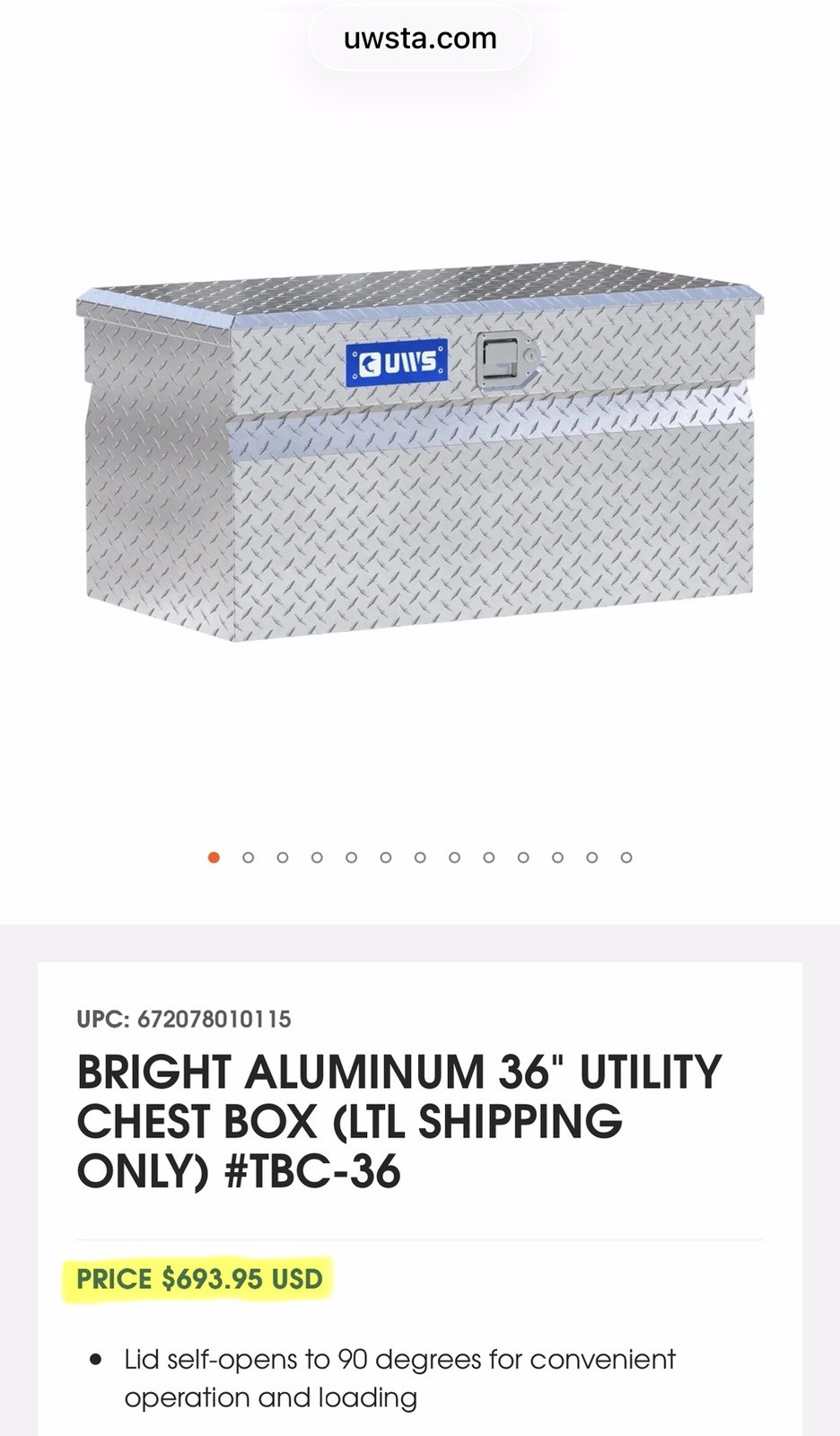 Tool Box UWS- TBC-36