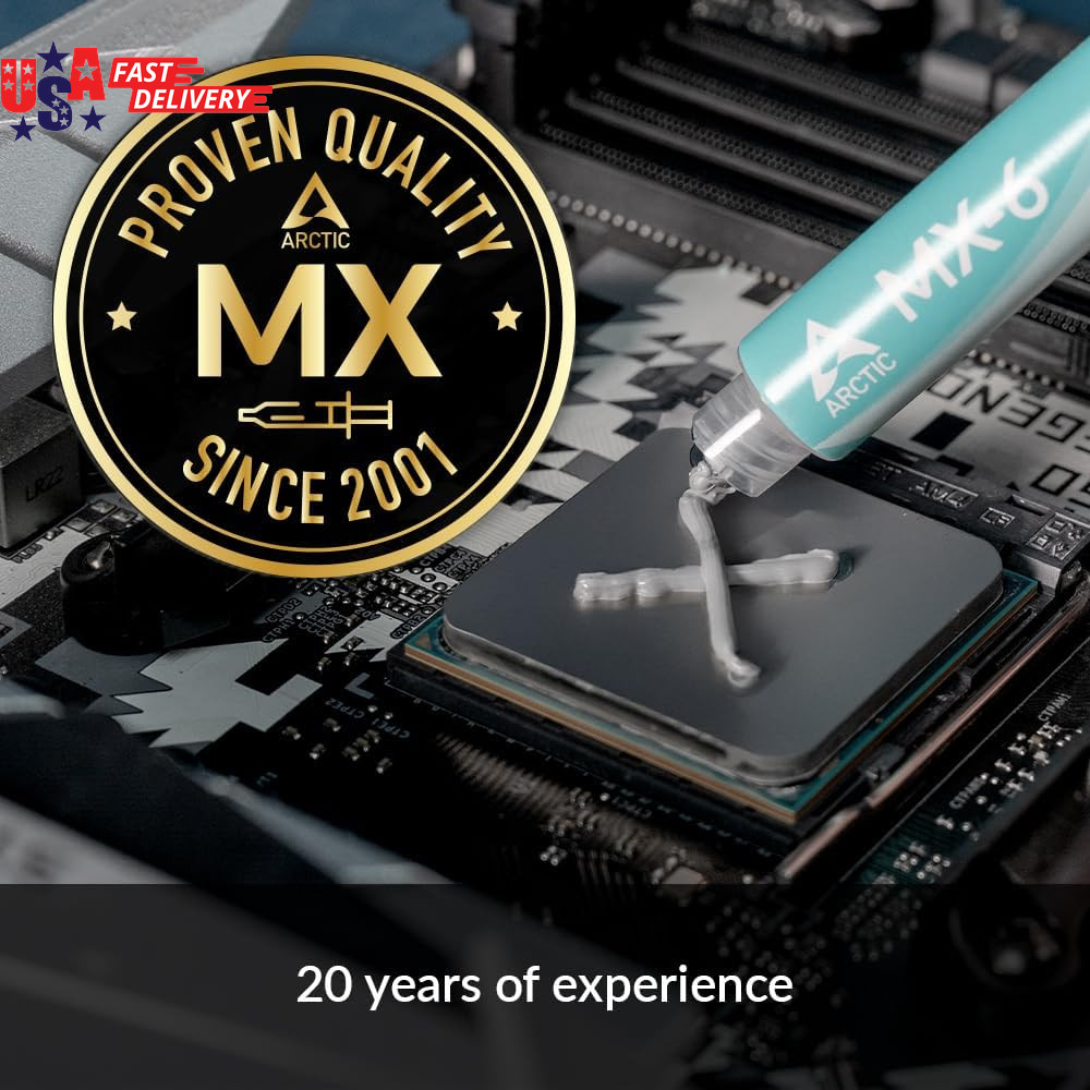 MX-6 (4 G) Thermal Paste High Performance CPU & GPU Heat Sink Compound with Very