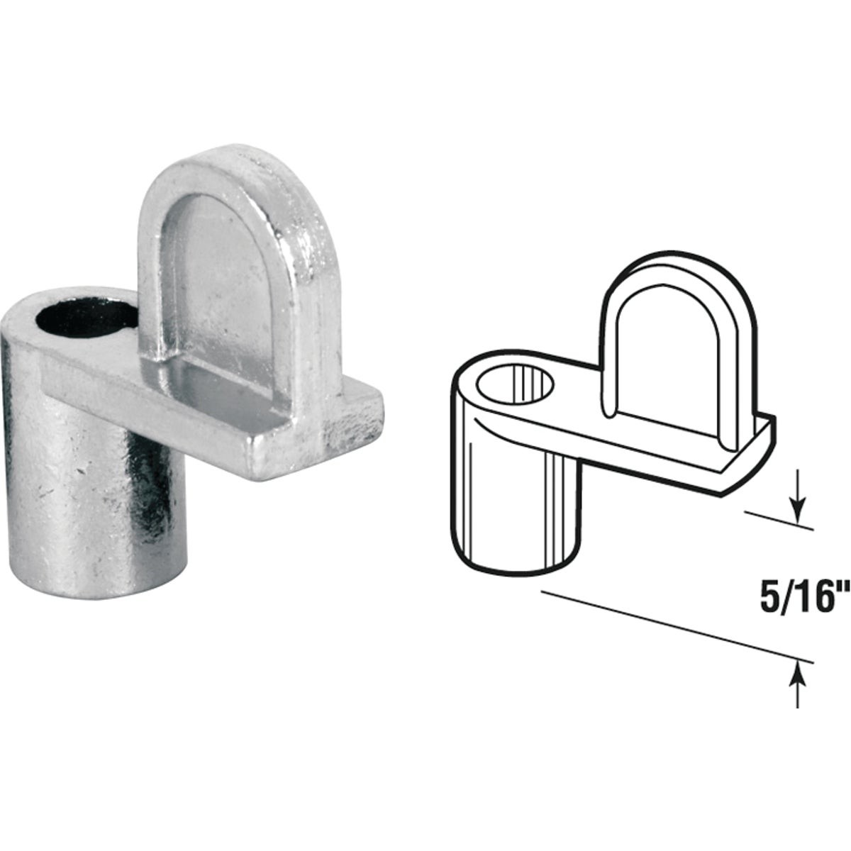 Prime-Line 5/16 In. Die-Cast Window Screen Clip (8 Count)  L 5823 PRIME-LINE L
