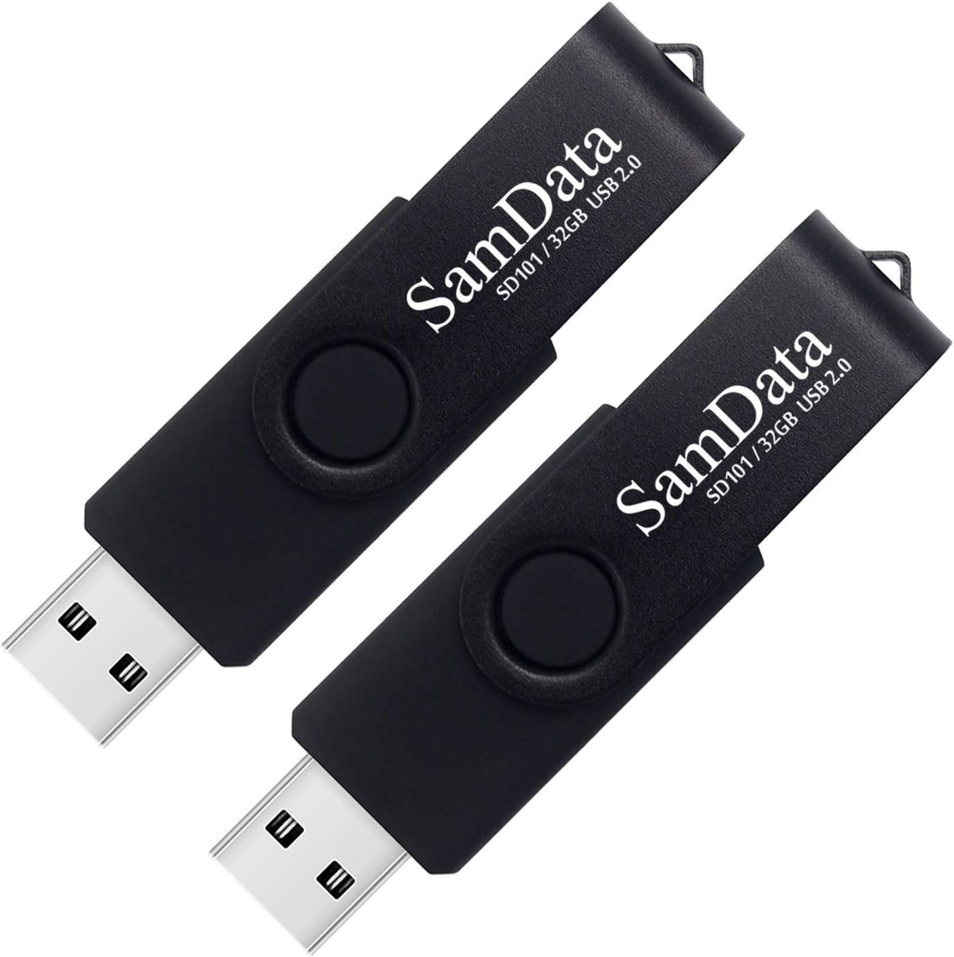 32GB USB Flash Drive 2-Pack with LED Indicator - Efficient Storage Solution