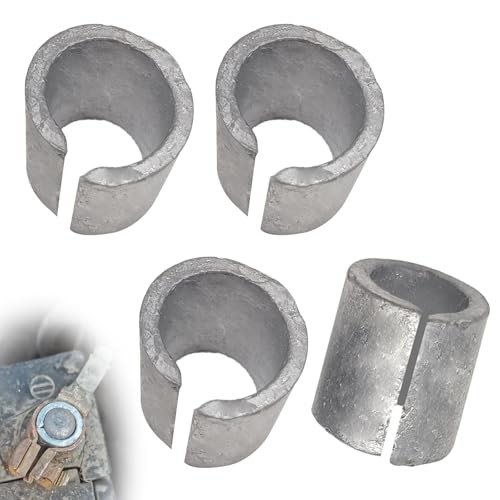 2 Pairs Battery Post Terminal Shims,Battery Terminal Adapter Kit with Positive