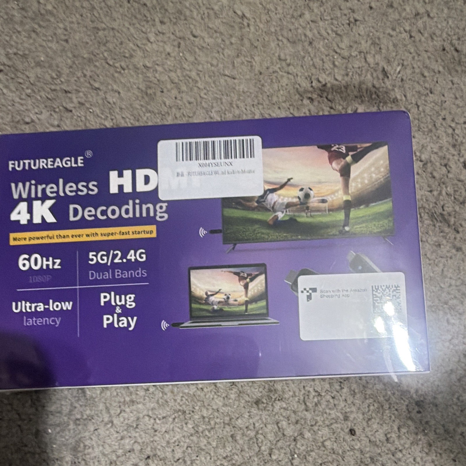 FUTUREAGLE Wireless HD 4K Decoding HDMI Transmitter Dual Band 5G/2.4G
