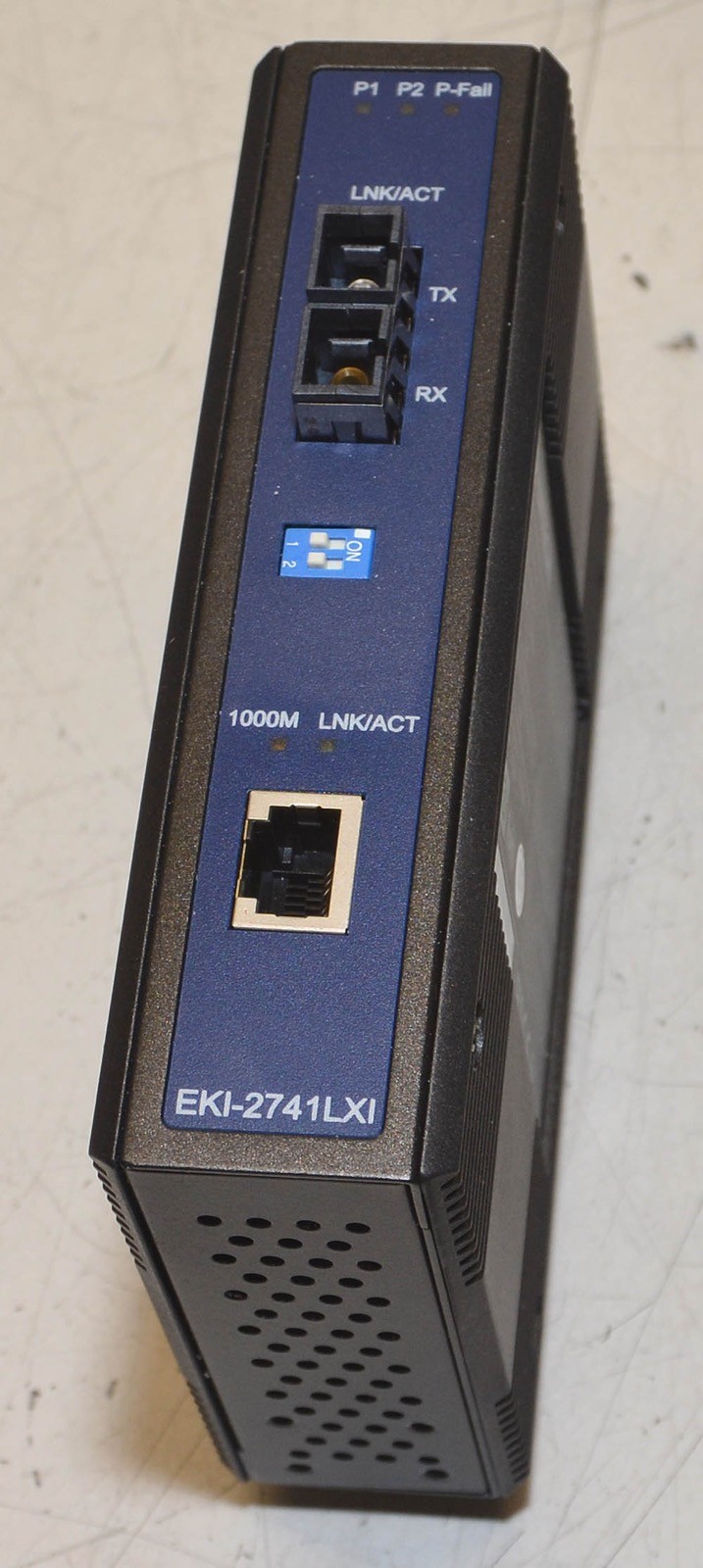 Advantech EKI-2741LXI DIN Rail Gigabit to Fiber Converter