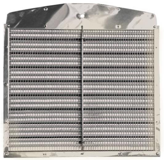 Kenworth T600A 86-89 Non Split Stainless Grille Does not fit Split Grille Trucks