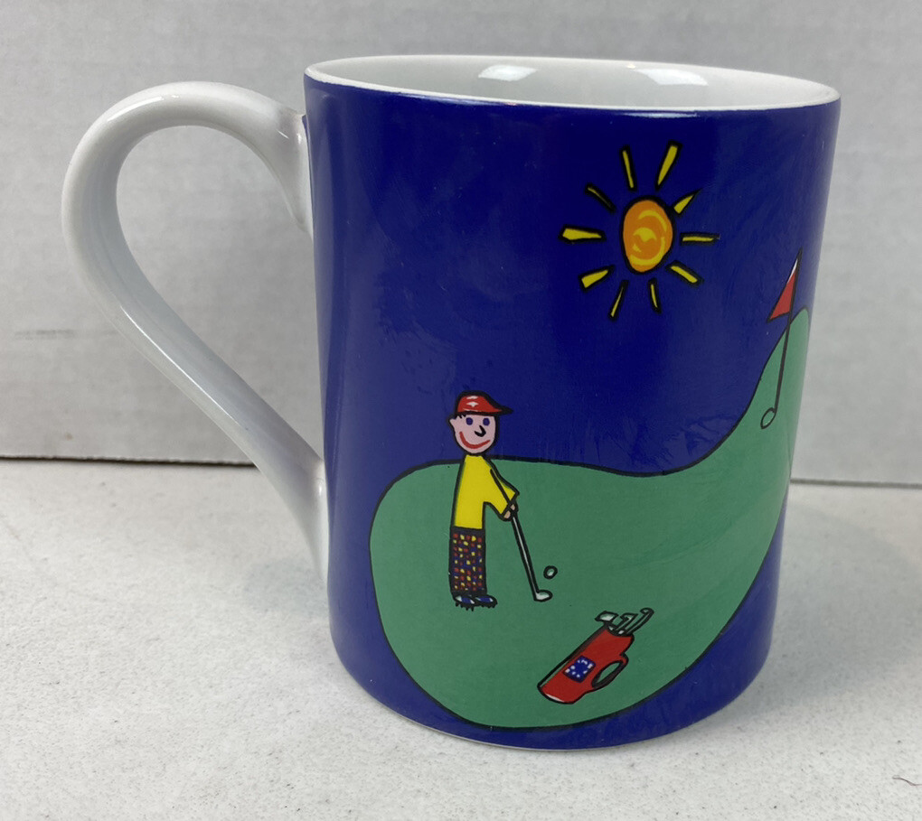 Save The Children GOLFER DAD Coffee Mug UN-USED Golf
