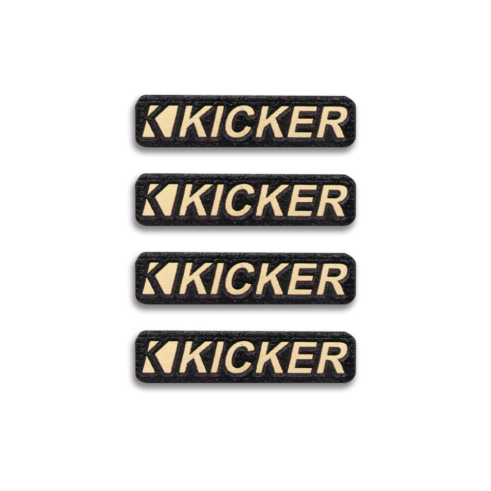 KICKER Speaker Logo Badge Emblem Aluminum 32mm(1.26")X8mm(0.31")
