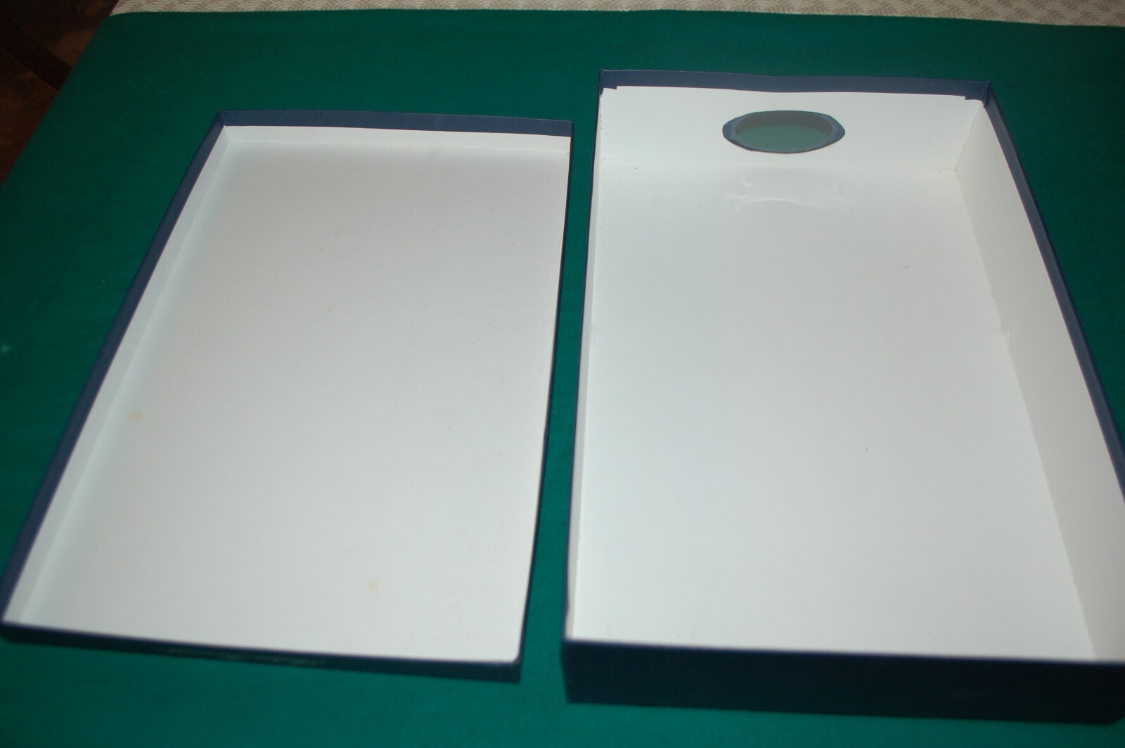 Box (Empty), Finamore, Shirt Box, Blue, Used
