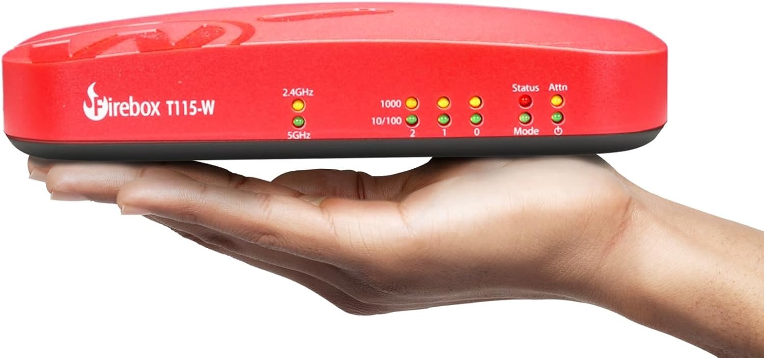 WatchGuard Firebox T115-W Firewall with 3 YR Basic Security Suite WGT116033
