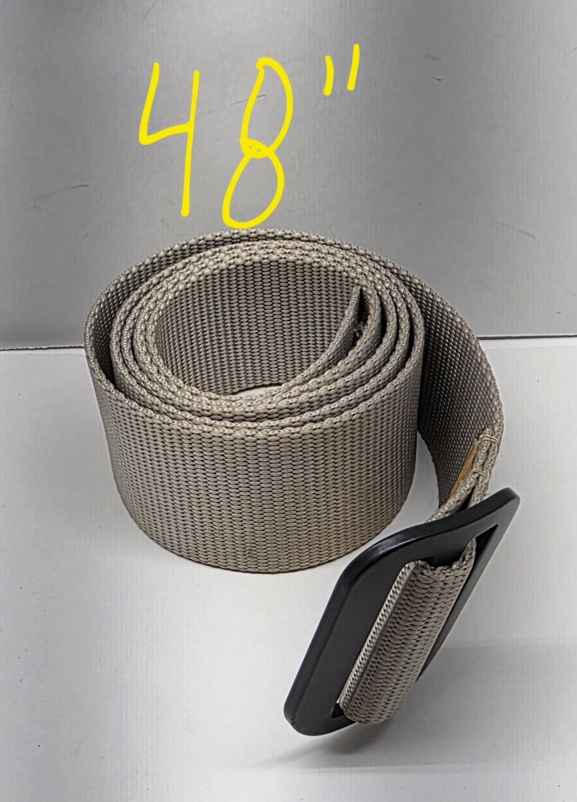 RAINE Military Issue Tactical Riggers Belt - Color: Sand Tan Size: LARGE 35-43"