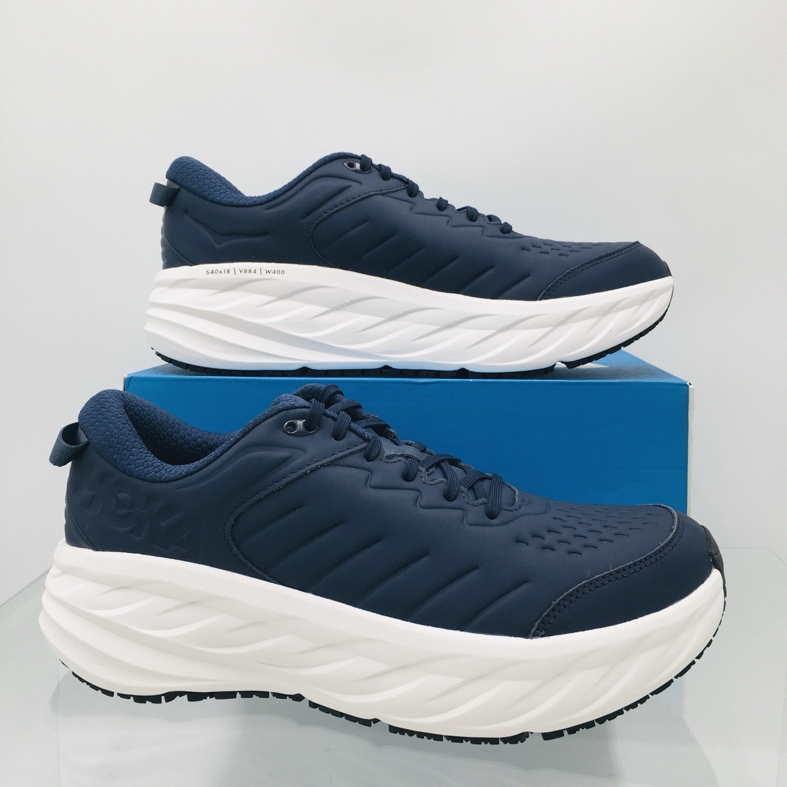 Hoka One One Bondi SR - Outer space/ White - Men’s Running Shoes 12 D