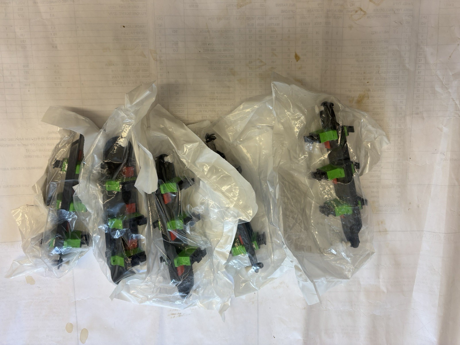 Corning CCH-CP06-D9 Duplex APC 6 Fiber Closet Connector Housing (CCH) Panel QTY5
