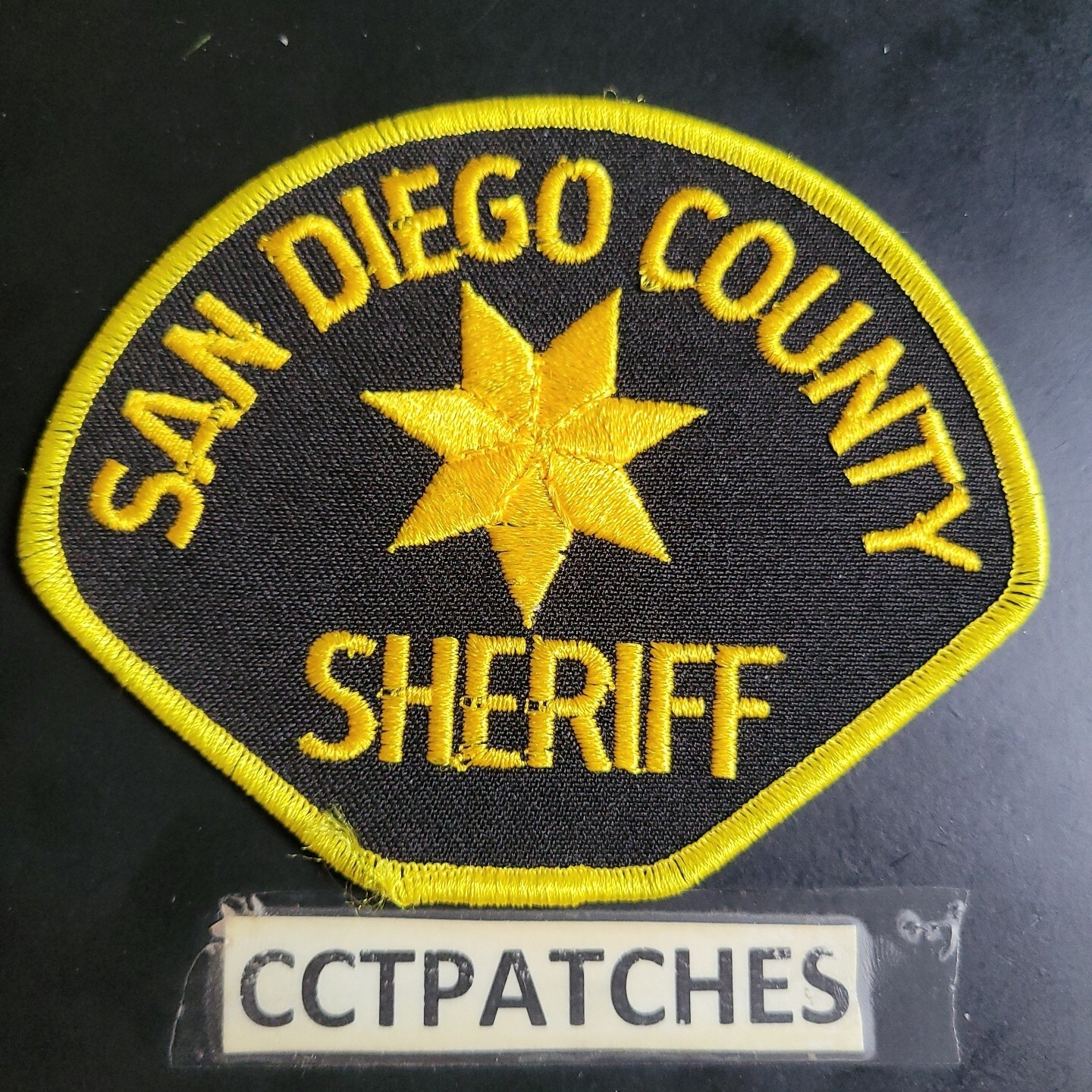 SAN DIEGO COUNTY, CALIFORNIA SHERIFF SHOULDER PATCH CA