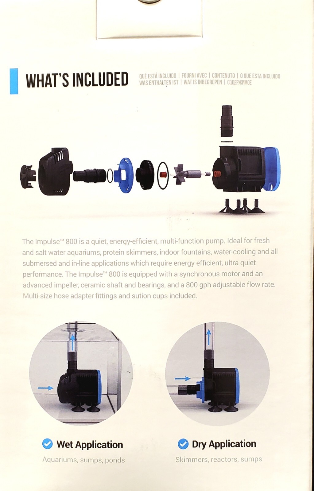 Seachem Impulse 800 Multi-Function Aquarium Water Pump ( by Sicce )
