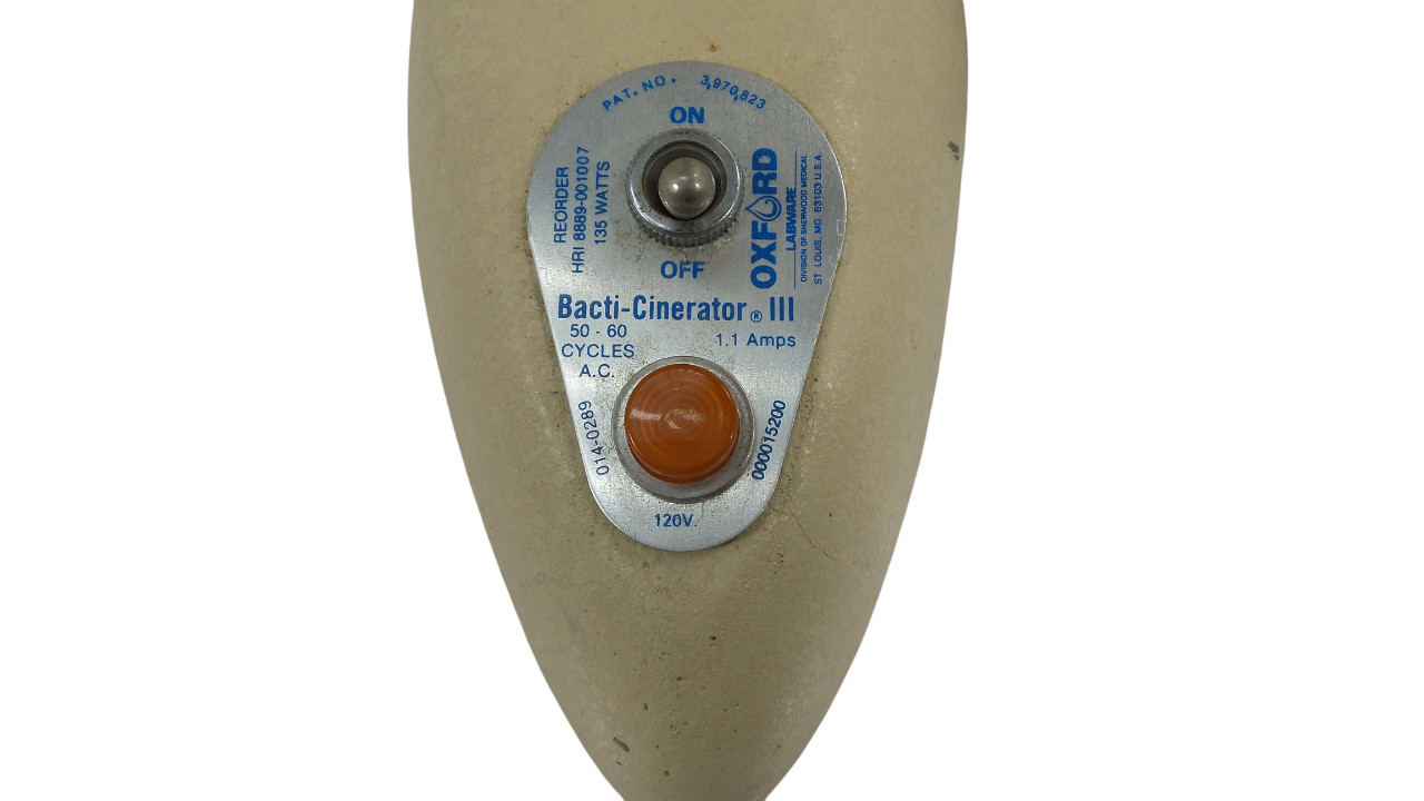 Oxford Labware Bacti-Cinerator III Sterilizer- Free Shipping