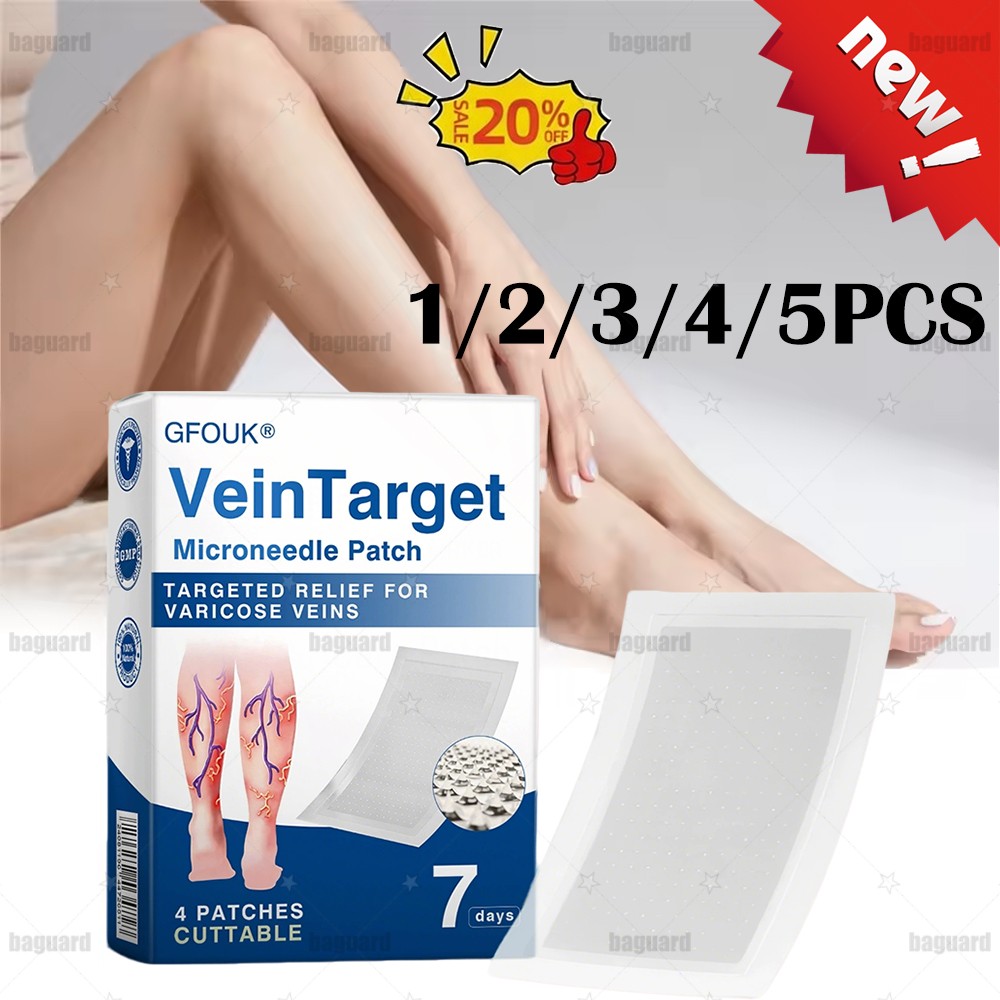 1-5Pcs NEW Vein Target Microneedle Patch Natural Ingredients Leg Care Patch US