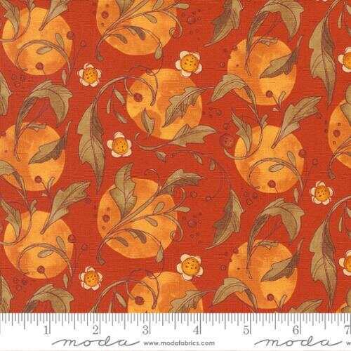 Moda Forest Frolic 48741 18 Copper Cotton Quilt Fabric By the Yard